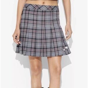 Mad Engine Beetlejuice Astrid Gray Schoolgirl Skort